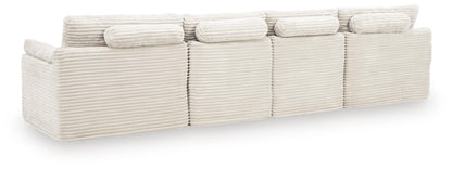 Canefield 4-Piece Sectional with Ottoman