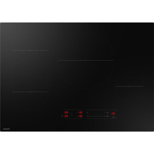  Samsung 30-Inch 4-Element Smart Induction Cooktop with Digital Touch Controls CC70F30S2DAA IMAGE 1
