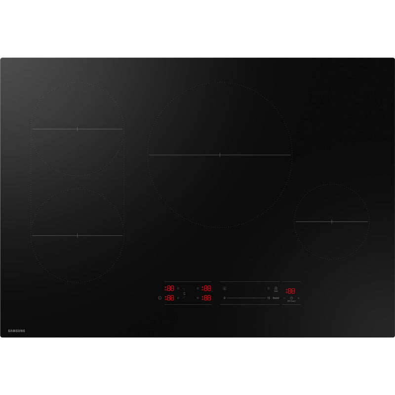 Samsung 30-Inch 4-Element Smart Induction Cooktop with Digital Touch Controls CC70F30S2DAA