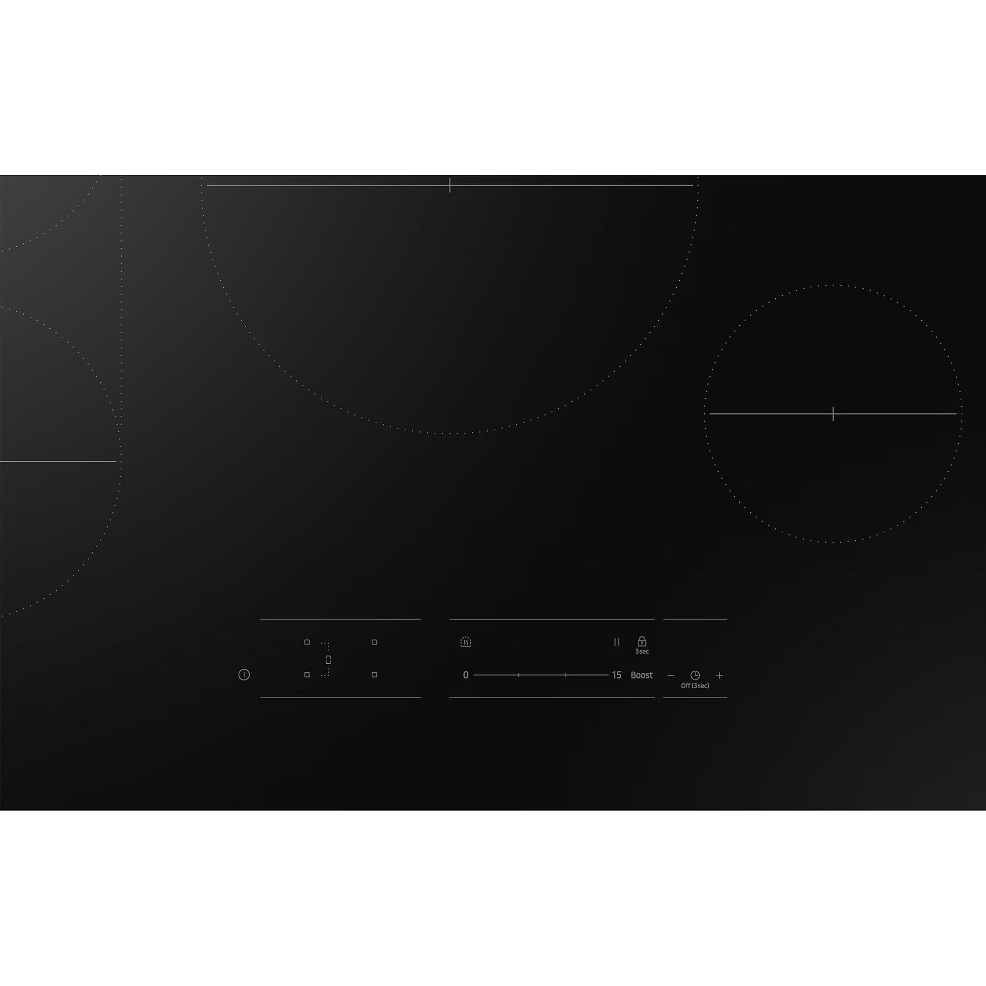  Samsung 30-Inch 4-Element Smart Induction Cooktop with Digital Touch Controls CC70F30S2DAA IMAGE 5