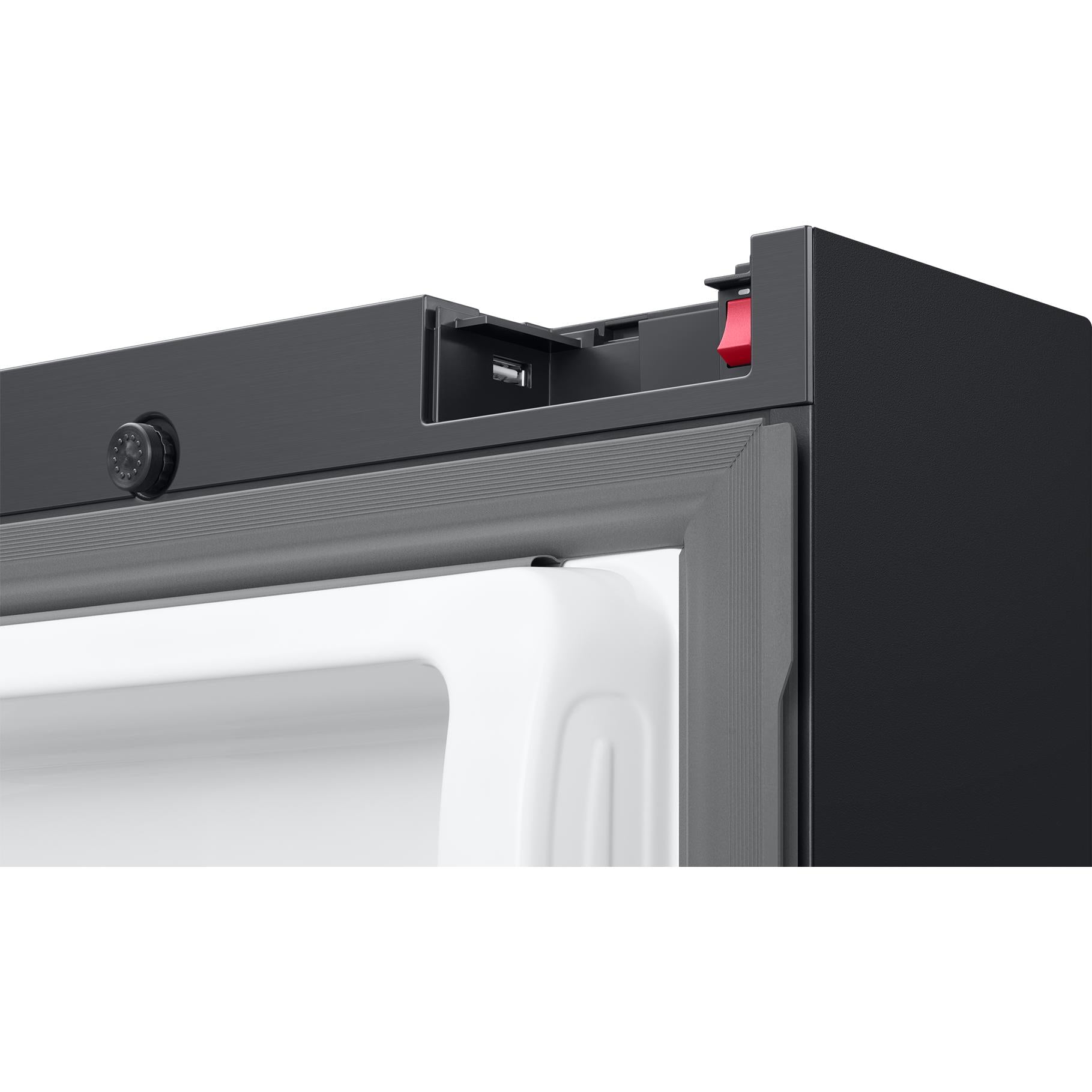  Samsung 36-Inch 29 Cu.Ft. Bespoke AI 4-Door French Door Refrigerator with AI Home Screen RF90F29BECRAA IMAGE 9