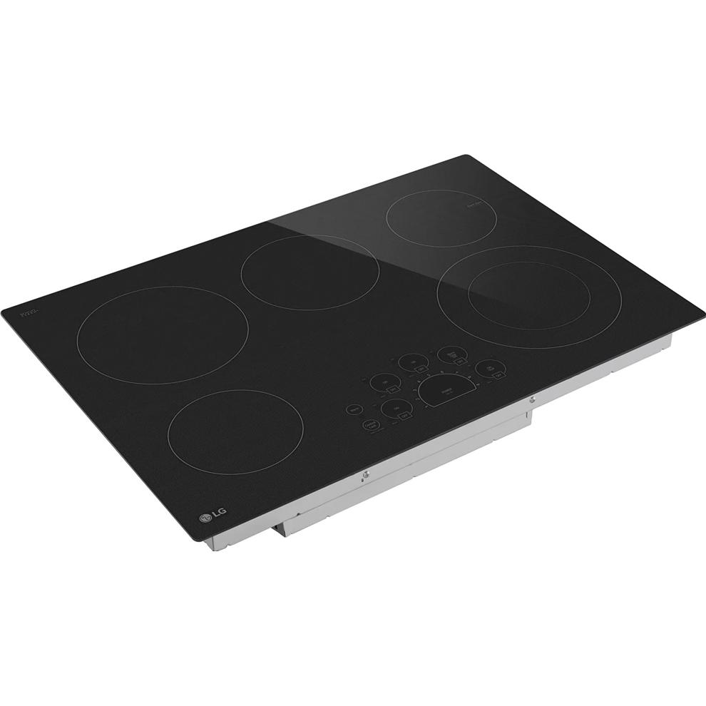 LG 30-inch Built-In Electric Cooktop with UltraHeat™ 3.0kW Element LCE3010SBE IMAGE 2