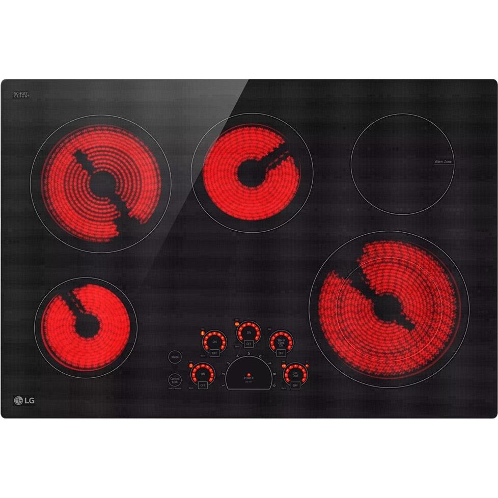 LG 30-inch Built-In Electric Cooktop with UltraHeat™ 3.0kW Element LCE3010SBE IMAGE 4