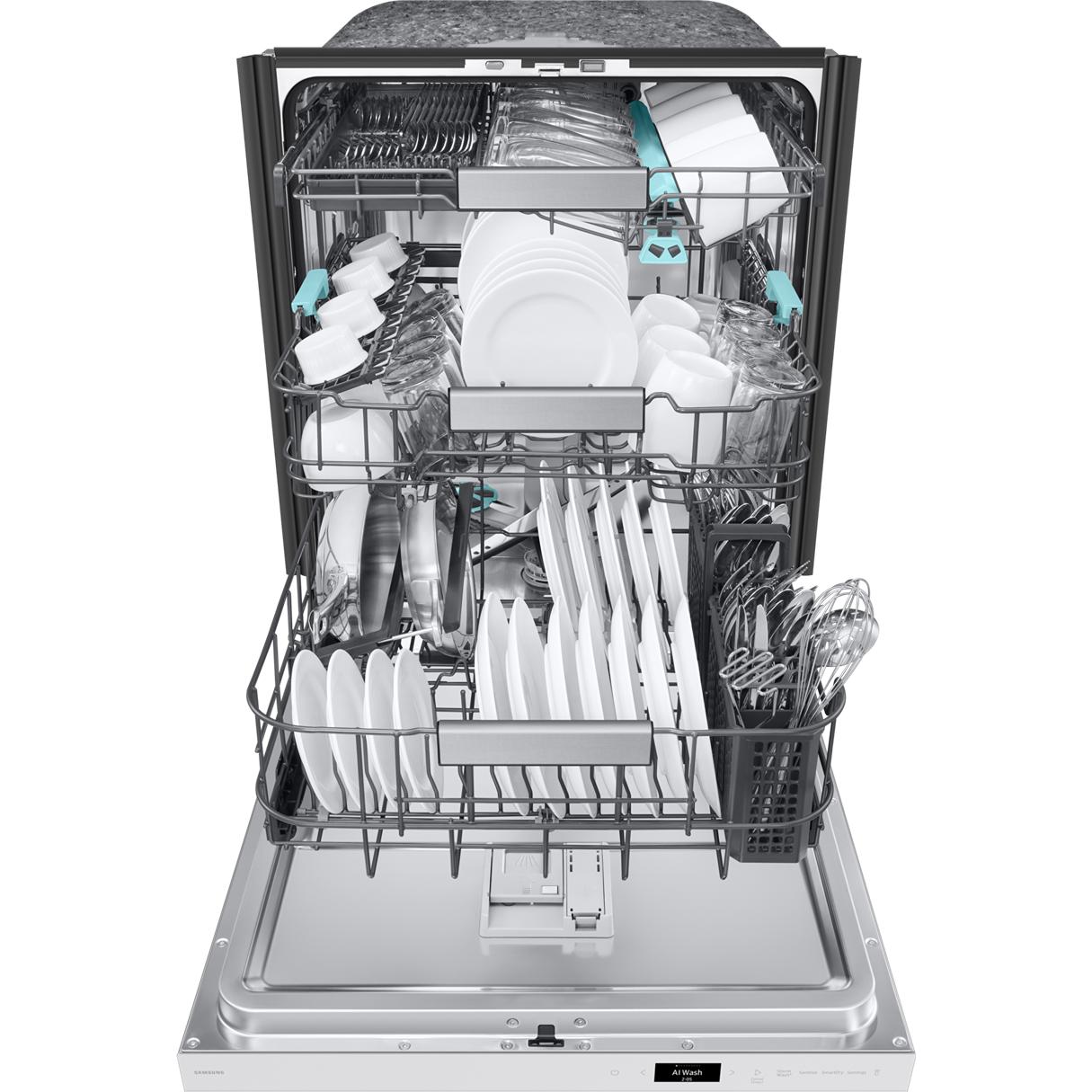  Samsung Bespoke Built-In Dishwasher with Third Rack and AI Wash DW90F89T0U12AA IMAGE 3