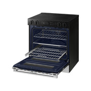  Samsung 30-inch Slide-in Electric Range with Wi-Fi NSE6DG8550SR/AA IMAGE 10