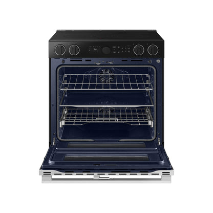  Samsung 30-inch Slide-in Electric Range with Wi-Fi NSE6DG8550SR/AA IMAGE 12