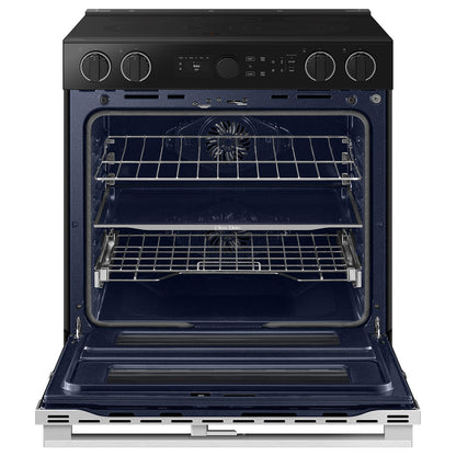  Samsung 30-inch Slide-in Electric Range with Wi-Fi NSE6DG8550SR/AA IMAGE 4