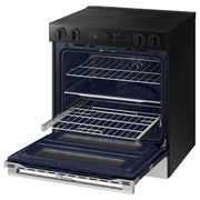  Samsung 30-inch Slide-in Electric Range with Wi-Fi NSE6DG8550SR/AA IMAGE 7