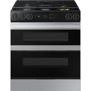  Samsung 30-inch Slide-in Dual Fuel Range with Wi-Fi NSY6DG8550SR/AA IMAGE 1