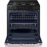  Samsung 30-inch Slide-in Dual Fuel Range with Wi-Fi NSY6DG8550SR/AA IMAGE 2
