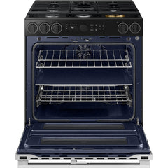  Samsung 30-inch Slide-in Dual Fuel Range with Wi-Fi NSY6DG8550SR/AA IMAGE 2