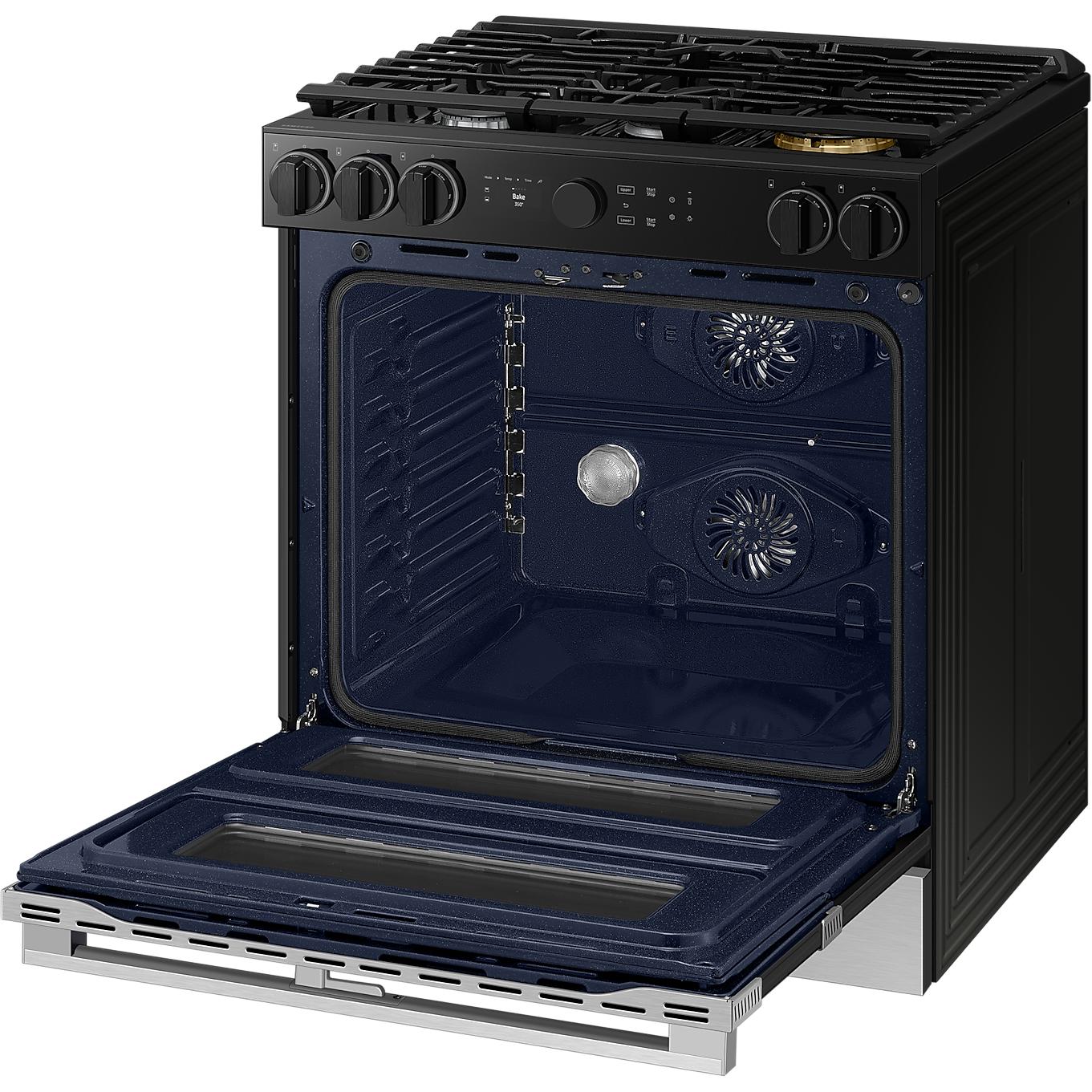  Samsung 30-inch Slide-in Dual Fuel Range with Wi-Fi NSY6DG8550SR/AA IMAGE 7