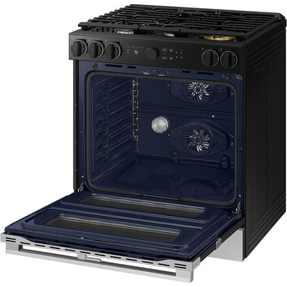  Samsung 30-inch Slide-in Dual Fuel Range with Wi-Fi NSY6DG8550SR/AA IMAGE 7