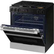  Samsung 30-inch Slide-in Dual Fuel Range with Wi-Fi NSY6DG8550SR/AA IMAGE 9