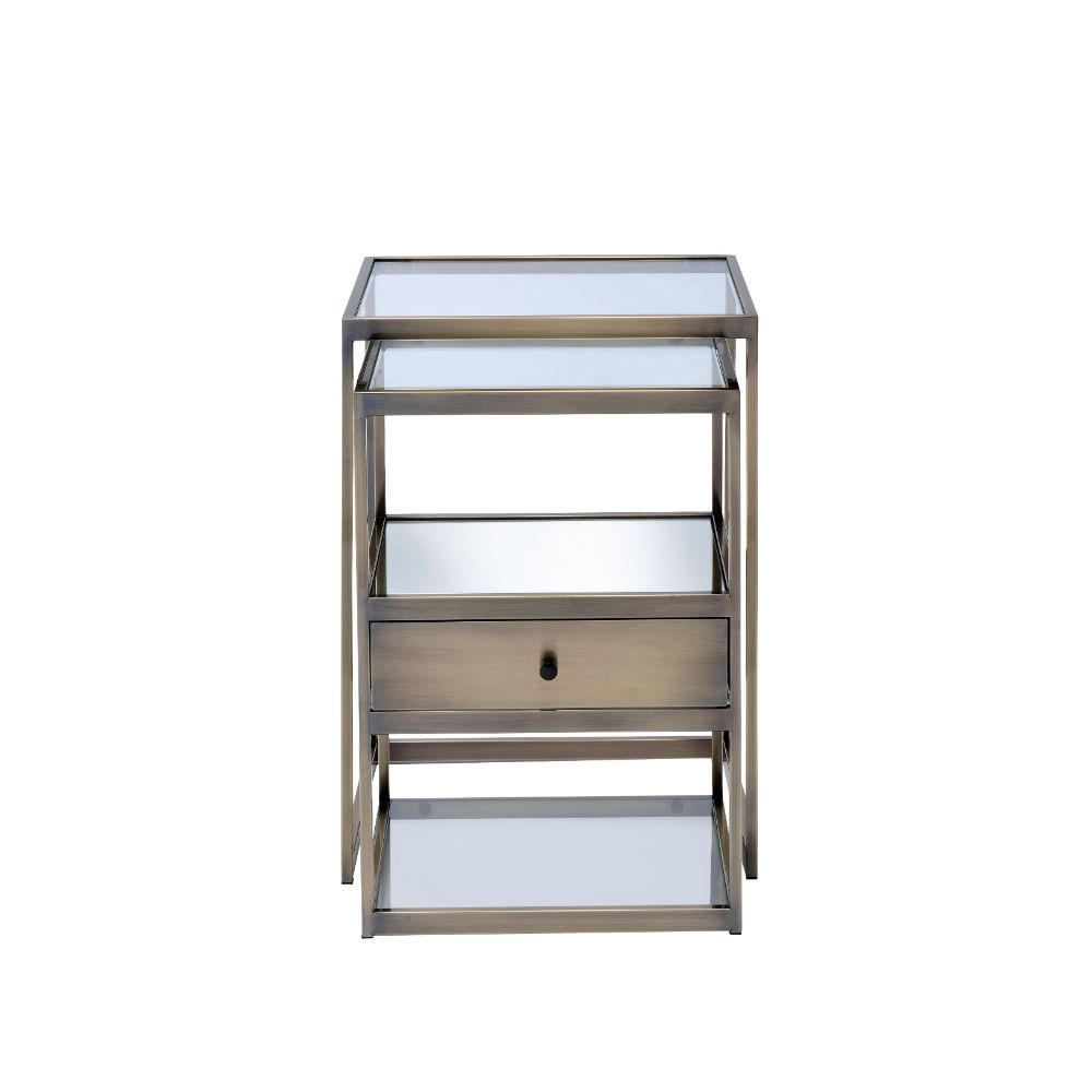 Enca Rectangular 18/16"L Nesting Table Set