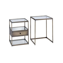 Juego de mesa nido rectangular Enca de 18/16" de largo