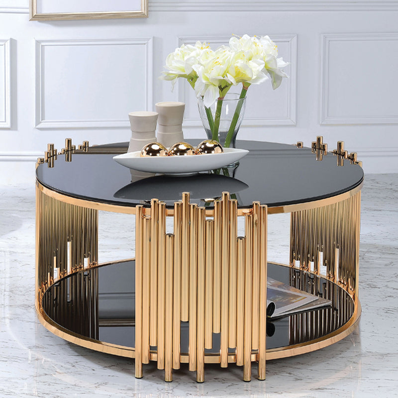 Mesa de centro redonda Tanquin de 94 cm de diámetro