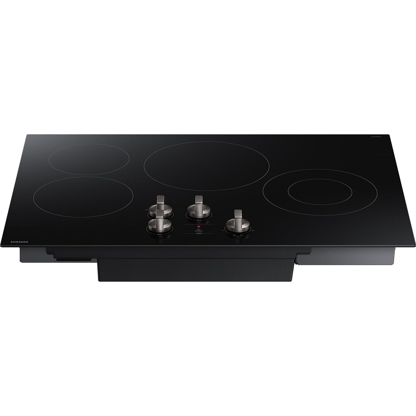  Samsung 30-inch Built-in Electric Cooktop with Knob Controls NZ30FG5332RKAA IMAGE 2