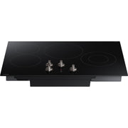  Samsung 30-inch Built-in Electric Cooktop with Knob Controls NZ30FG5332RKAA IMAGE 2