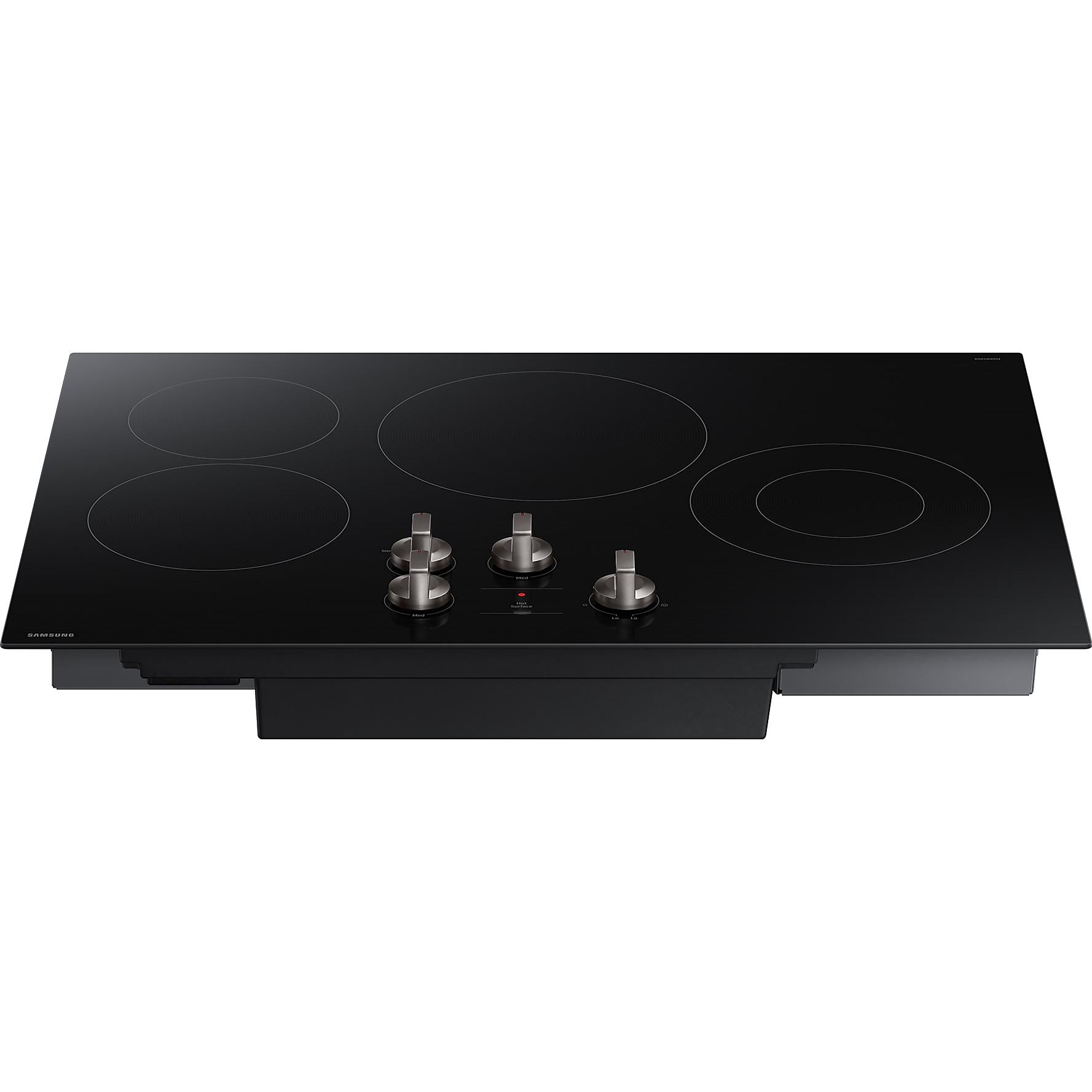  Samsung 30-inch Built-in Electric Cooktop with Knob Controls NZ30FG5332RKAA IMAGE 2