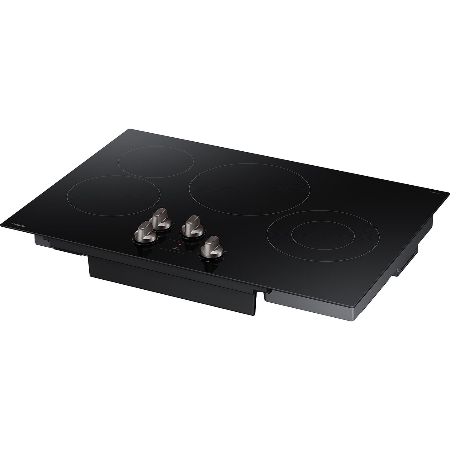  Samsung 30-inch Built-in Electric Cooktop with Knob Controls NZ30FG5332RKAA IMAGE 3
