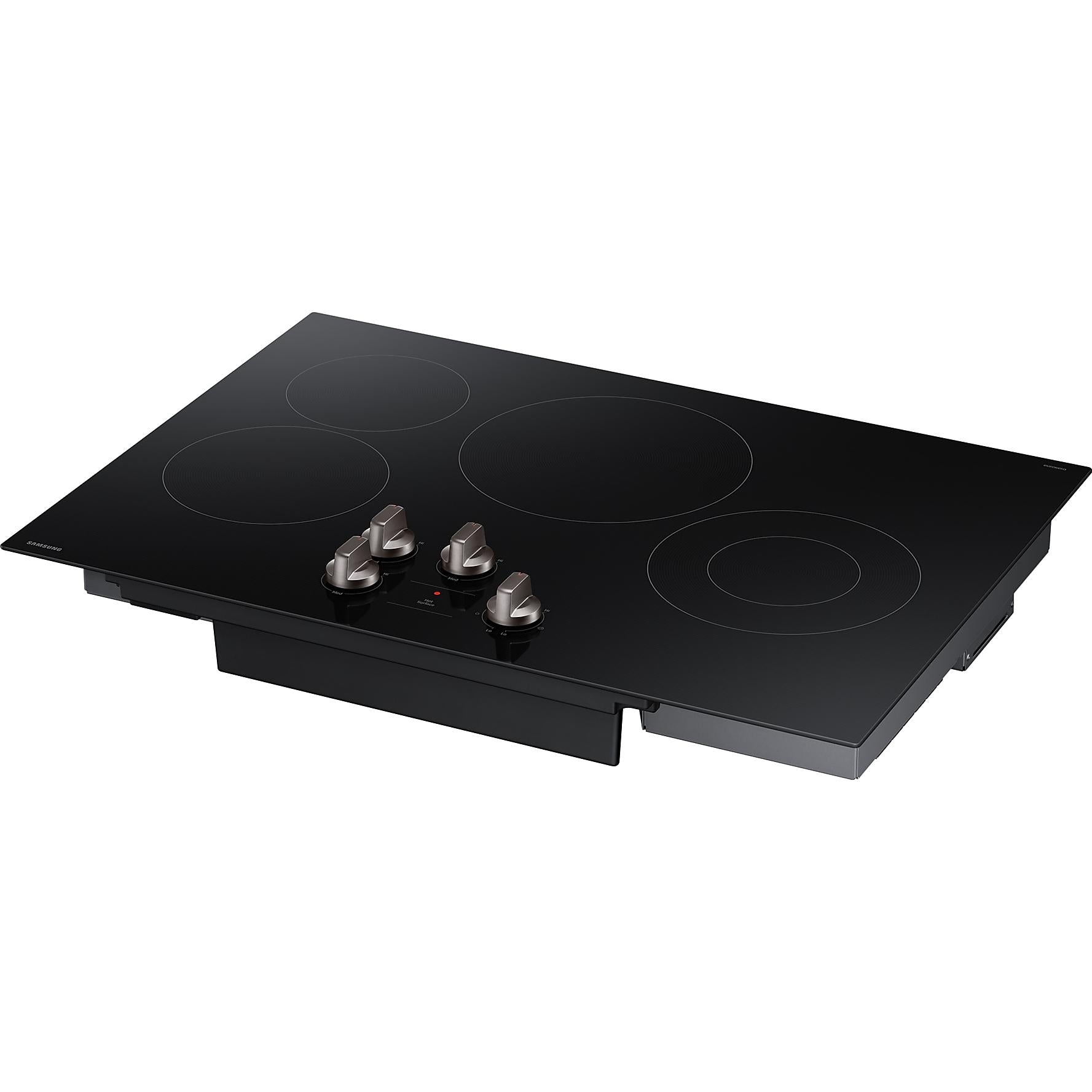  Samsung 30-inch Built-in Electric Cooktop with Knob Controls NZ30FG5332RKAA IMAGE 3