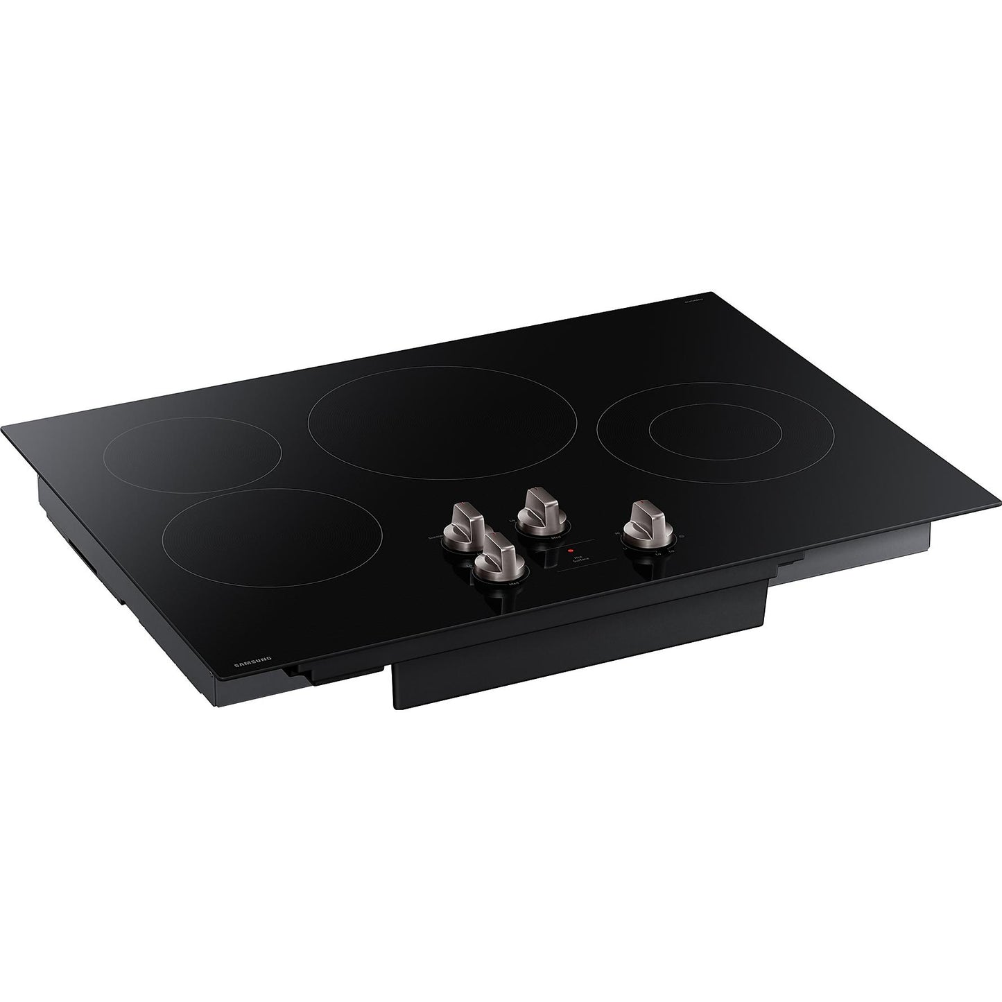  Samsung 30-inch Built-in Electric Cooktop with Knob Controls NZ30FG5332RKAA IMAGE 4