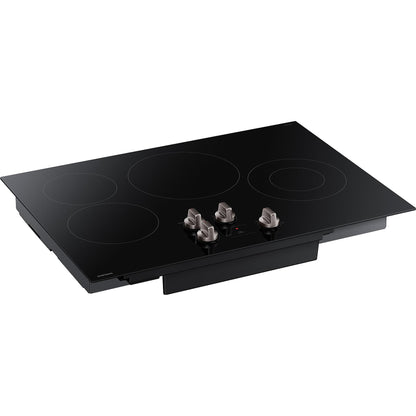  Samsung 30-inch Built-in Electric Cooktop with Knob Controls NZ30FG5332RKAA IMAGE 4