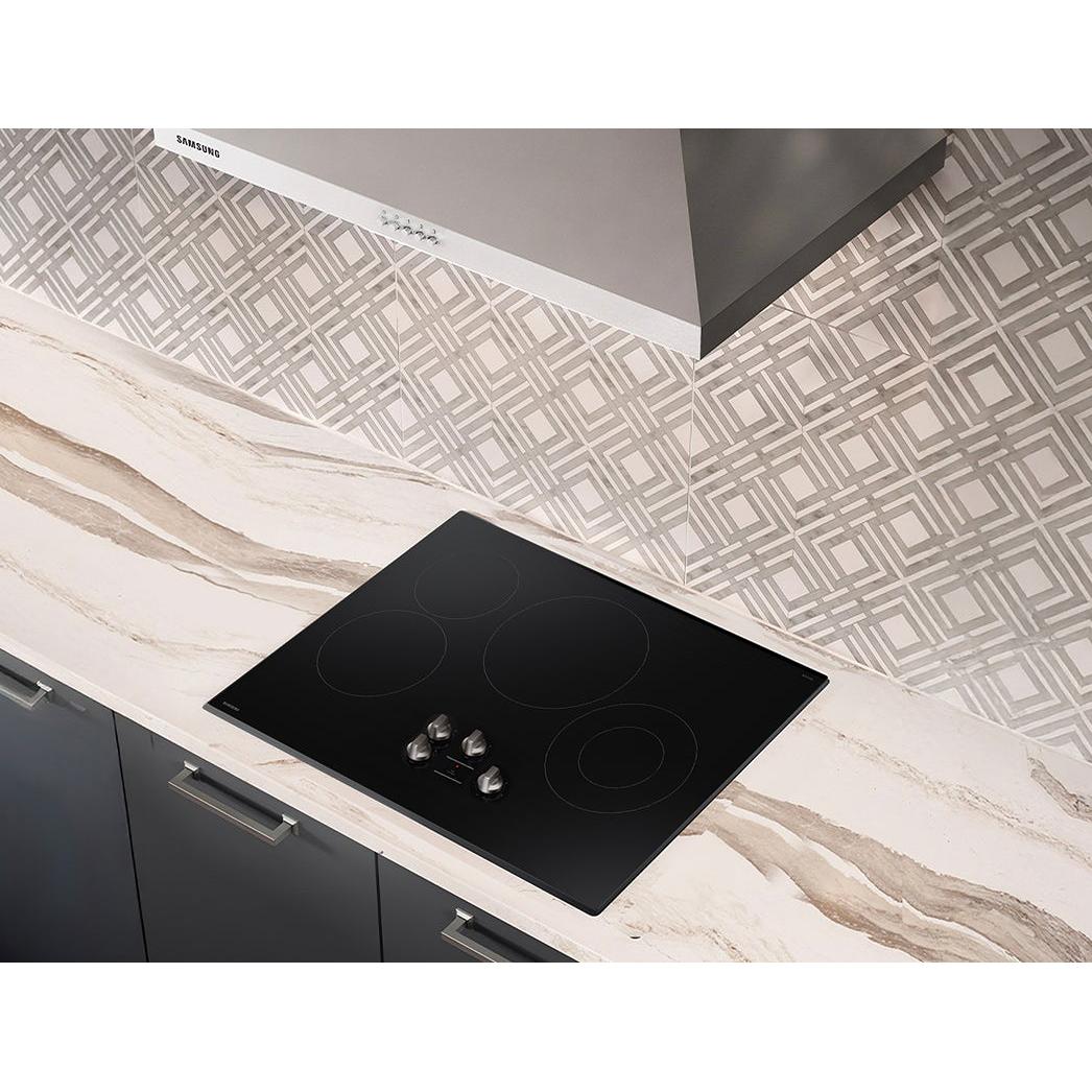  Samsung 30-inch Built-in Electric Cooktop with Knob Controls NZ30FG5332RKAA IMAGE 7