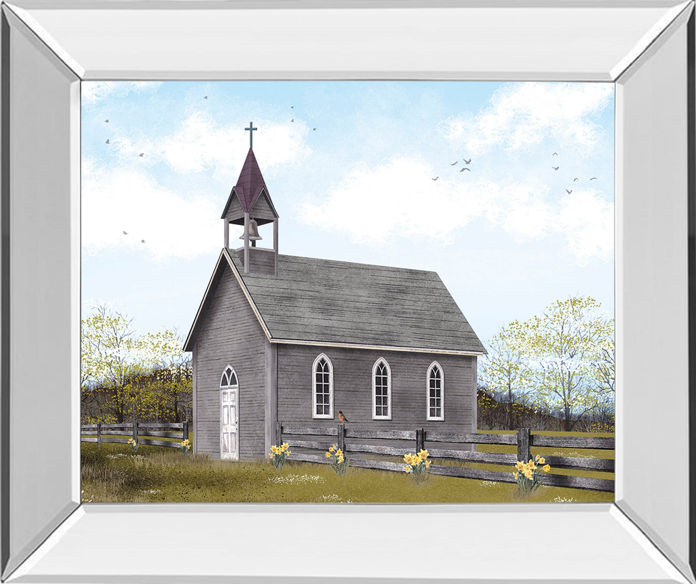 Mirrored Frame He Is Risen By Billy Jacobs