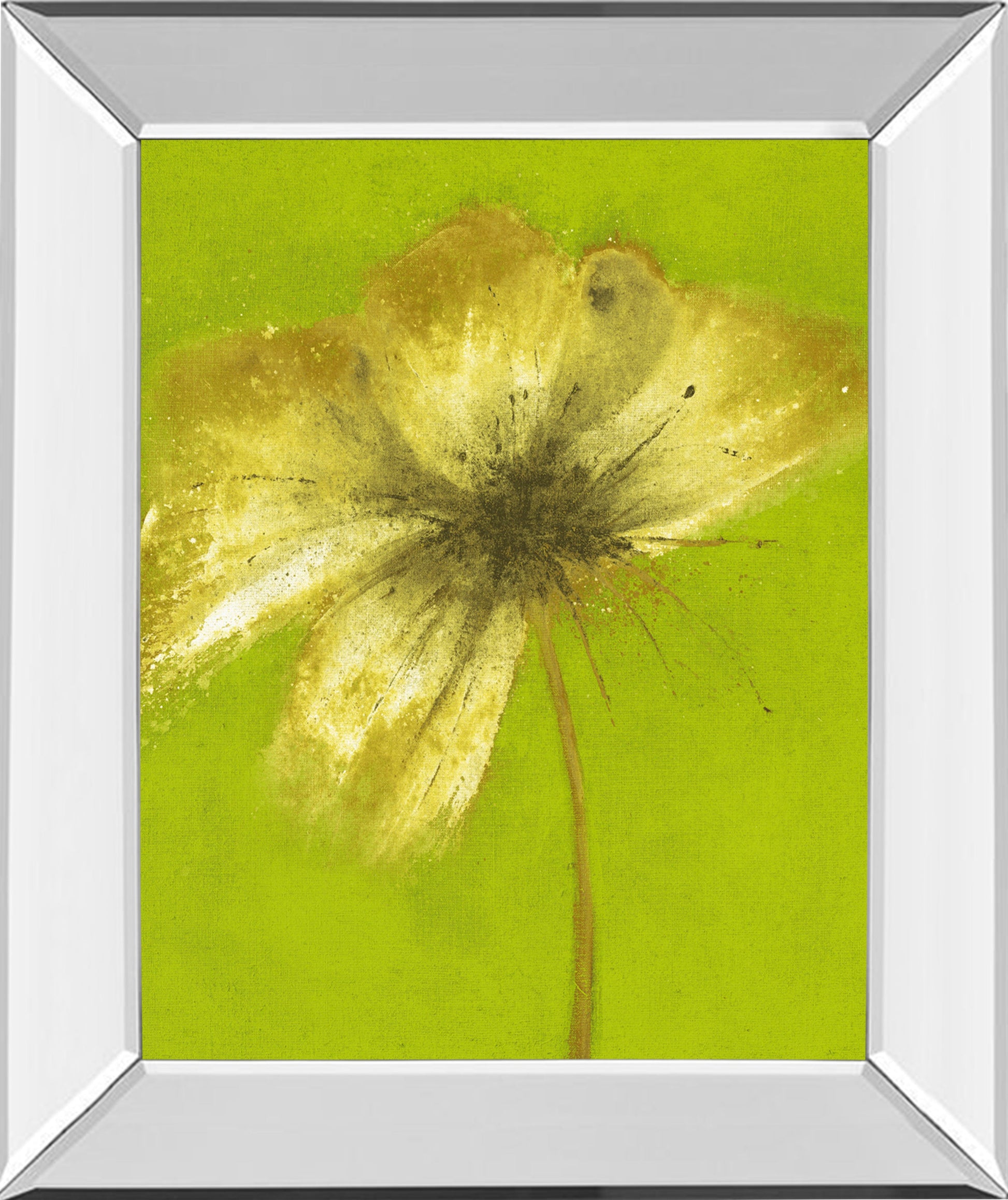 Mirrored Frame Floral Burst VI By Emma Forrester