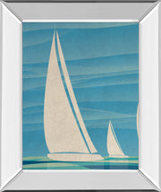 Mirrored Frame Water Journey I By Dan Meneely