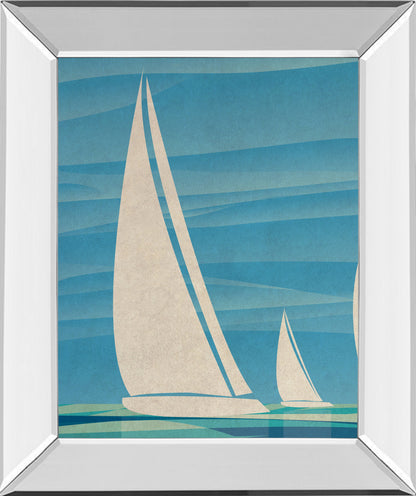 Mirrored Frame Water Journey I By Dan Meneely