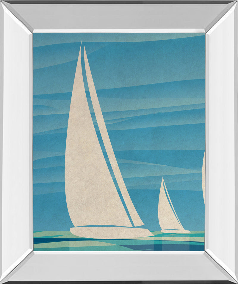 Mirrored Frame Water Journey I By Dan Meneely