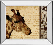 Mirrored Frame Madagascar Safari I By Patricia Pinto