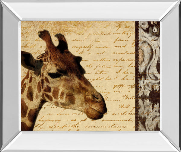 Mirrored Frame Madagascar Safari I By Patricia Pinto