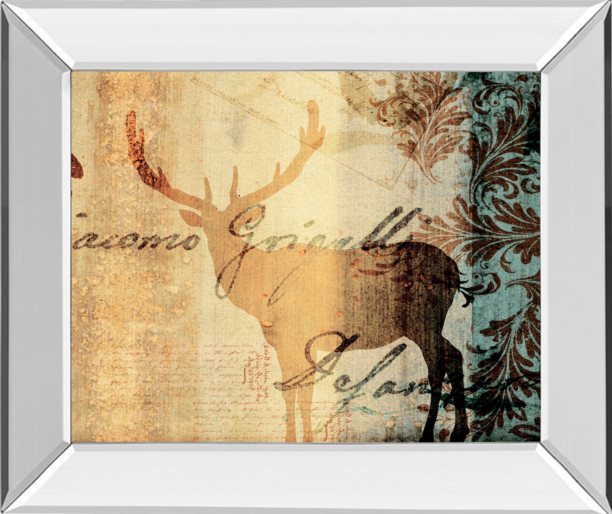 Mirrored Frame Letter II By Leal, F.