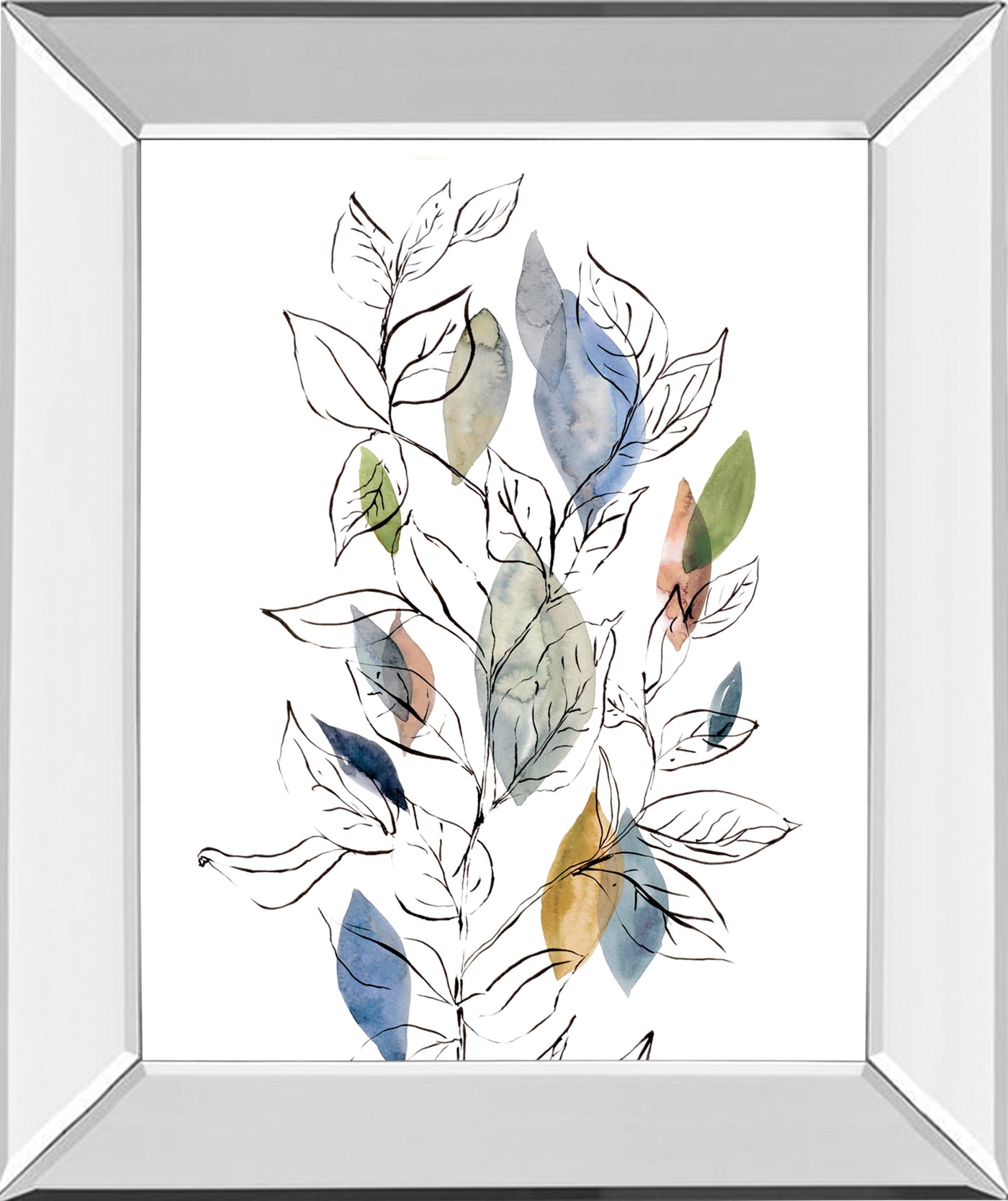 Mirrored Frame Spring Leaves II By Meyers, R.