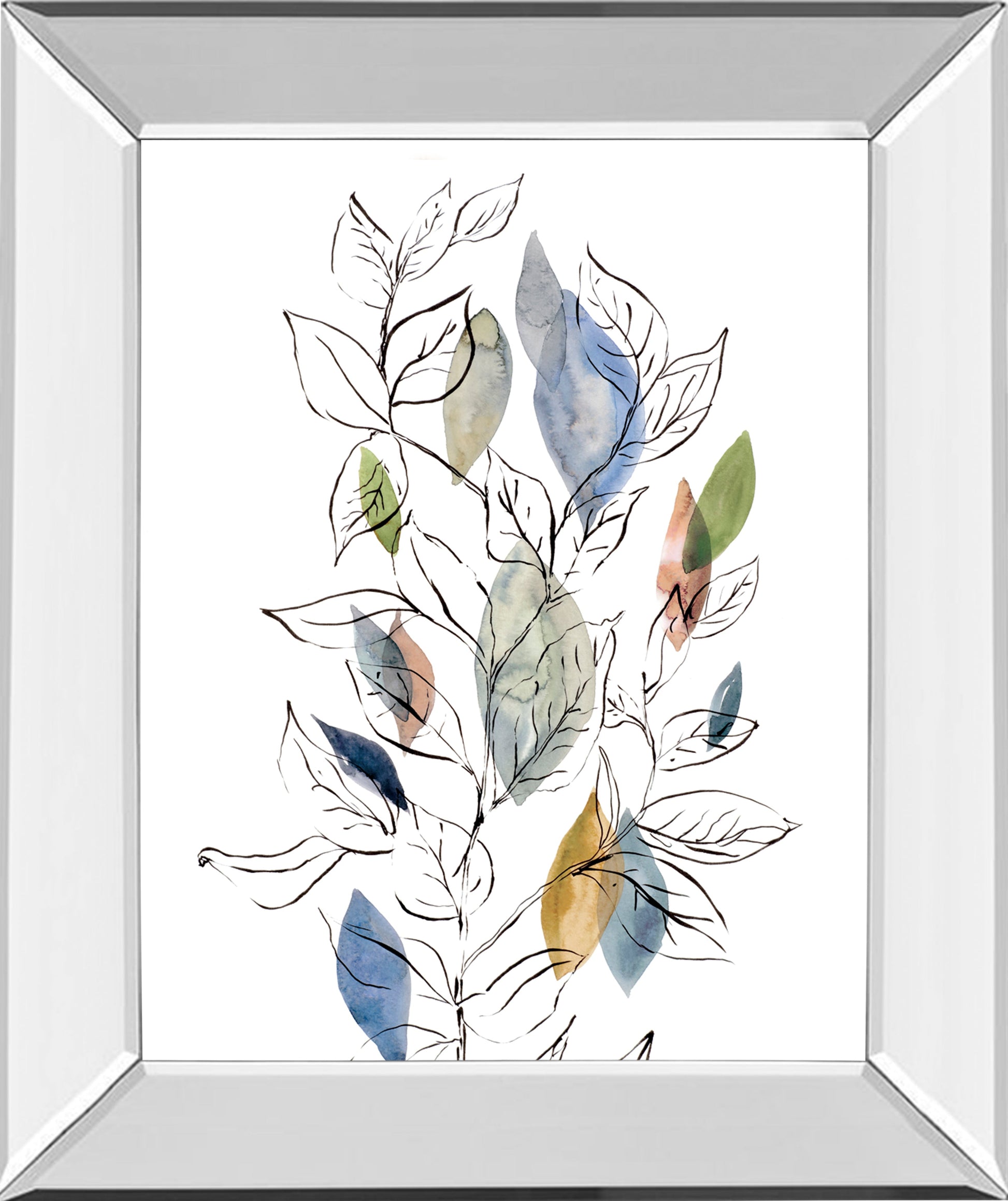 Mirrored Frame Spring Leaves II By Meyers, R.