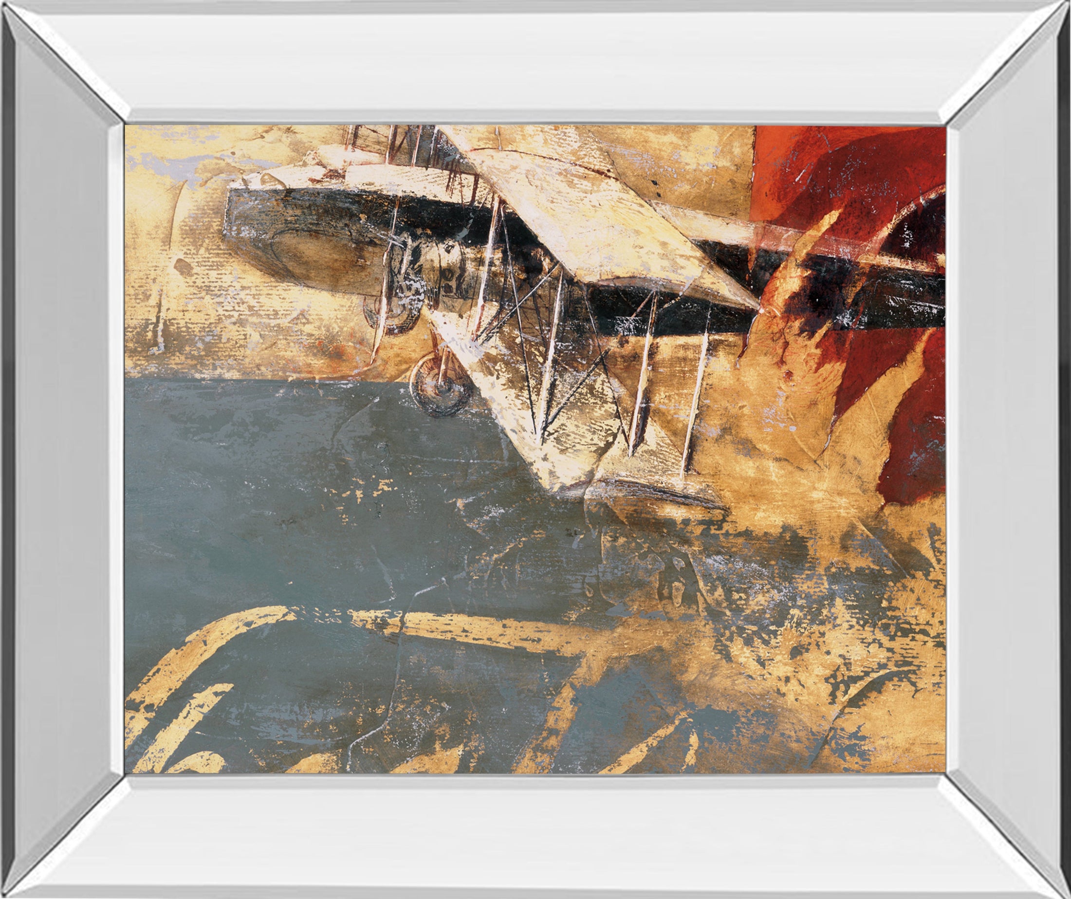 Mirrored Frame Wheels And Wings By Aliaga, C.