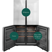  Café 22.9 Cu. Ft. Smart Counter-Depth Quad-Door Refrigerator with Dual-Dispense AutoFill Pitcher CHE23DM5WS5 IMAGE 4