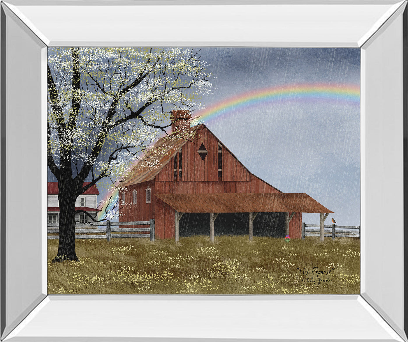 Mirrored Frame His Promise By Billy Jacobs