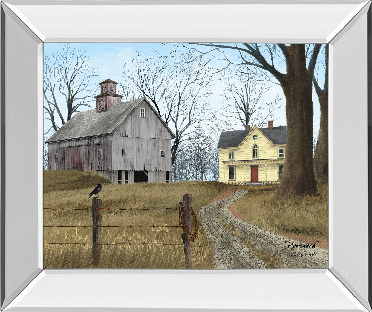 Mirrored Frame Homeward By Billy Jacobs
