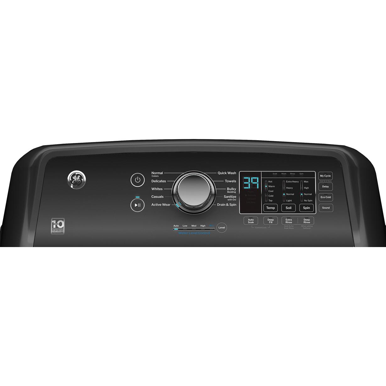  GE 4.5 cu. ft. Capacity Washer with Water Level Control GTW585BPVDG IMAGE 2