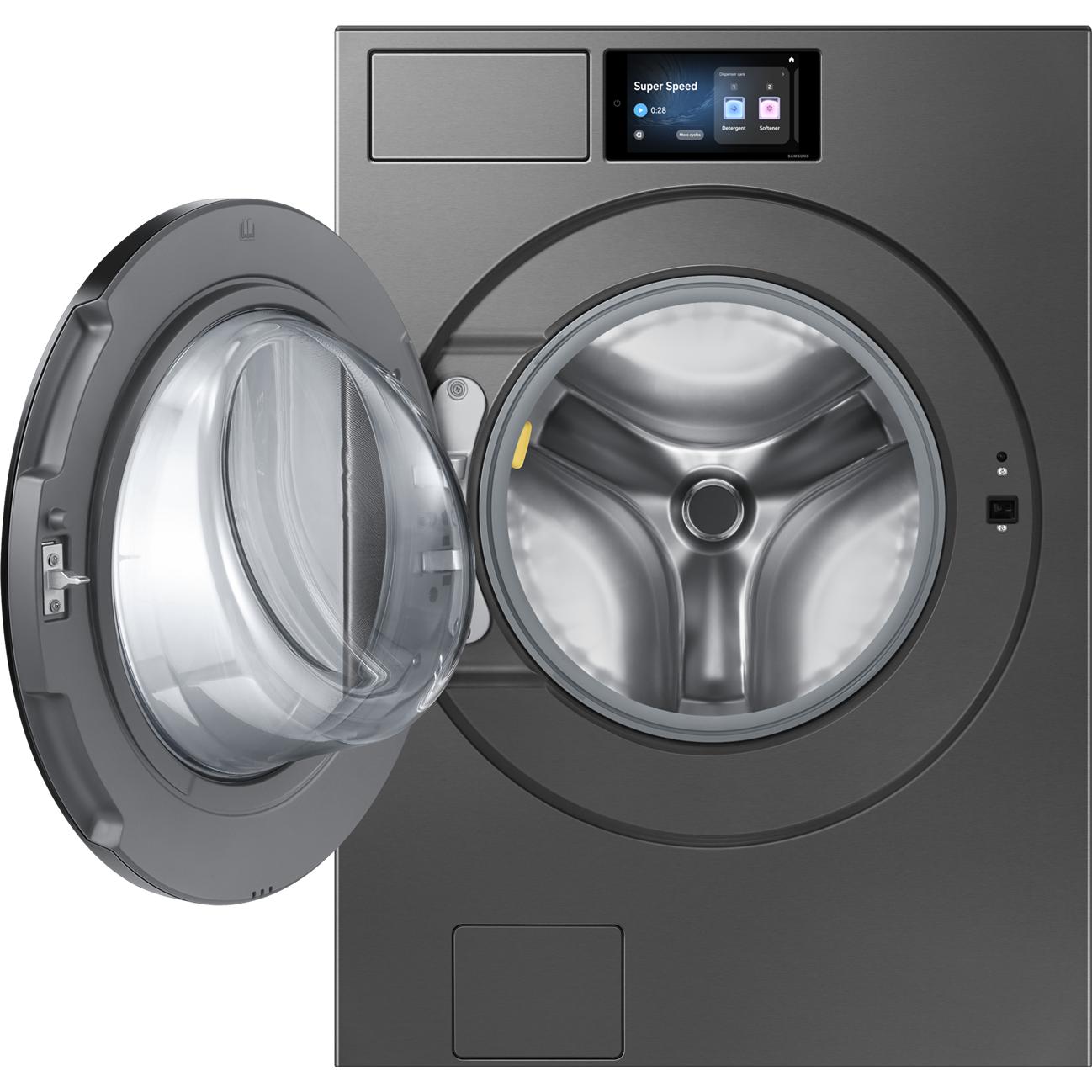  Samsung F90 Series Bespoke AI Front Load Washer with AI Fabric Sensing WF90F53ADSA5 IMAGE 2