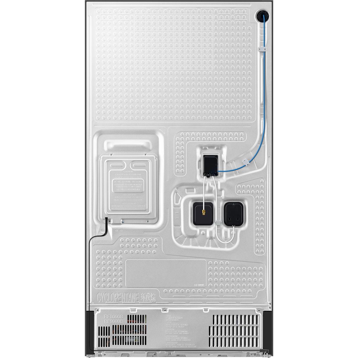  Samsung 36 Inch 23 Cu.Ft. Bespoke AI Counter Depth 4-Door French Door Refrigerator RF90F23BECRAA IMAGE 19