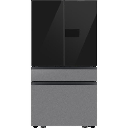  Samsung 36 Inch 23 Cu.Ft. Bespoke AI Counter Depth 4-Door French Door Refrigerator RF90F23BECRAA IMAGE 2