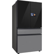  Samsung 36 Inch 23 Cu.Ft. Bespoke AI Counter Depth 4-Door French Door Refrigerator RF90F23BECRAA IMAGE 3