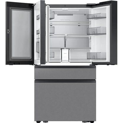  Samsung 36 Inch 23 Cu.Ft. Bespoke AI Counter Depth 4-Door French Door Refrigerator RF90F23BECRAA IMAGE 7