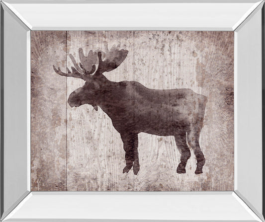 Mirrored Frame Wildnessiv-Timber By Sandra Jacobs
